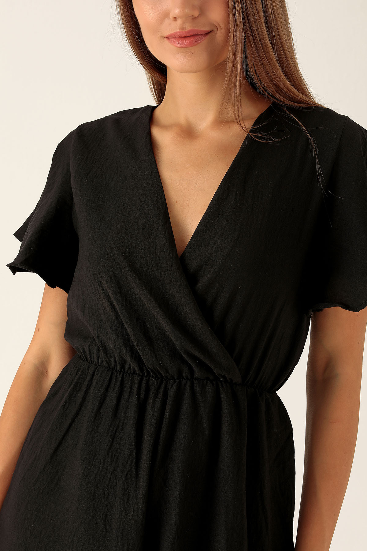 Volan Kol Detay Tulum - 1471 Siyah - 6