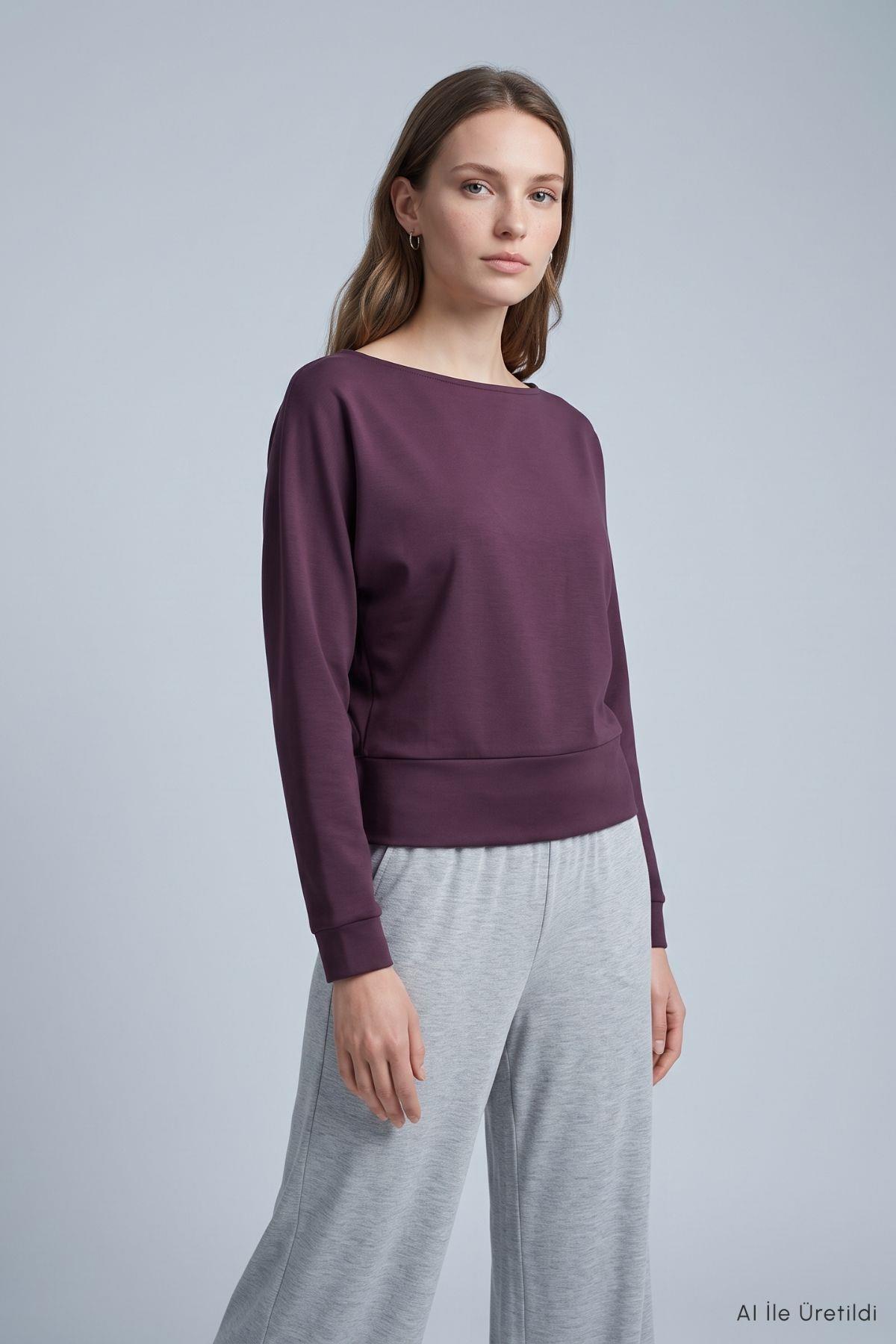 Yarasa Kol Bluz 8750A Mürdüm - Rays