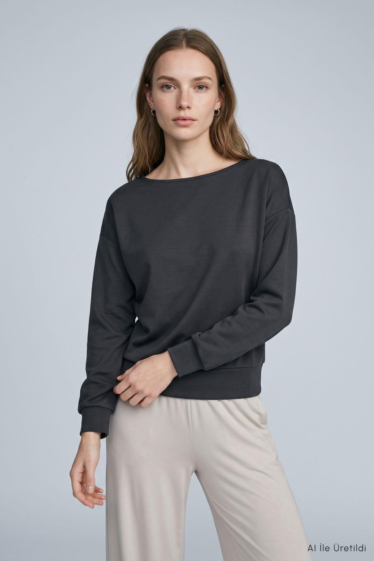 Yarasa Kol Bluz 8750A Siyah - Rays