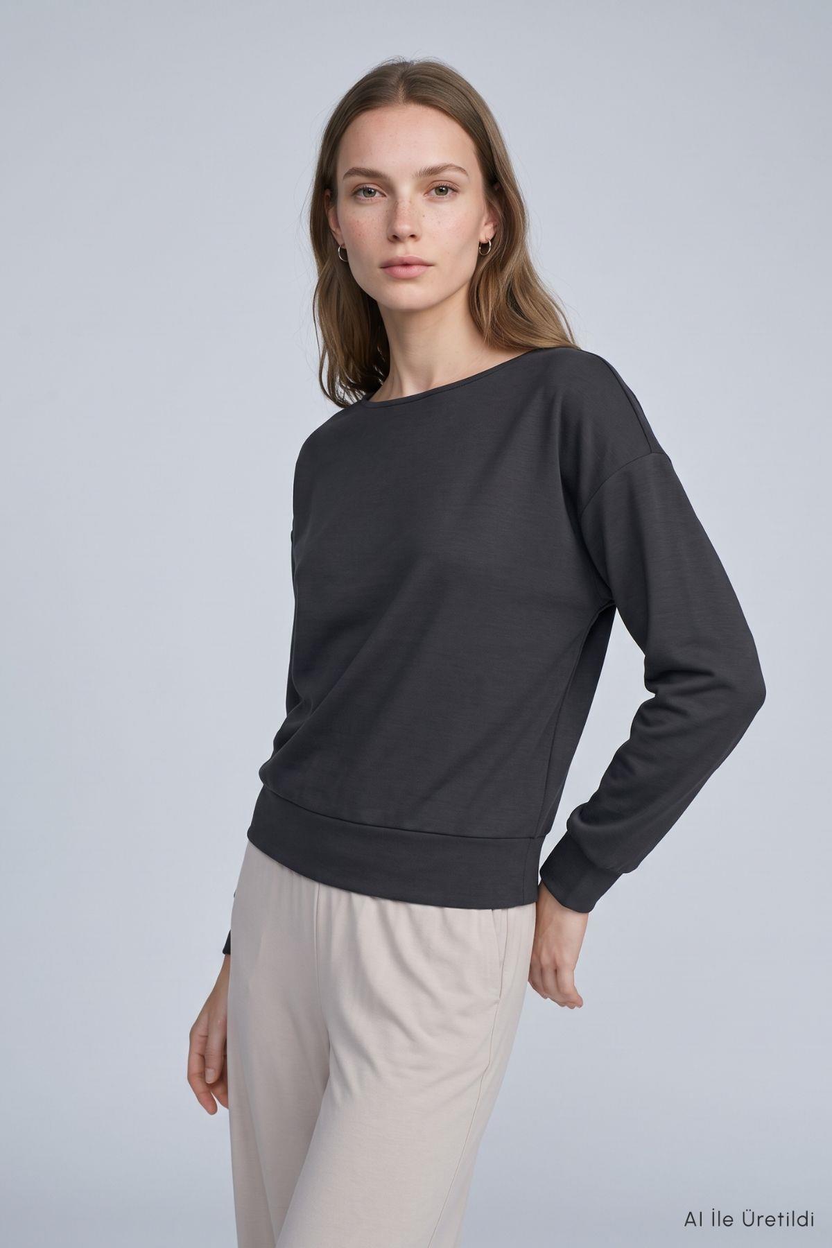 Yarasa Kol Bluz 8750A Siyah - Rays